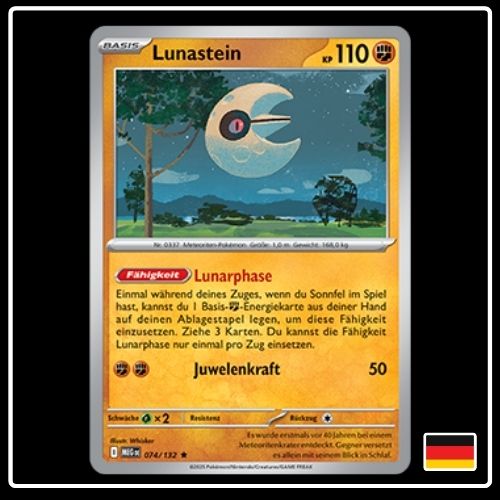 Lunastein 074/132 Pokemon Mega Entwicklung
