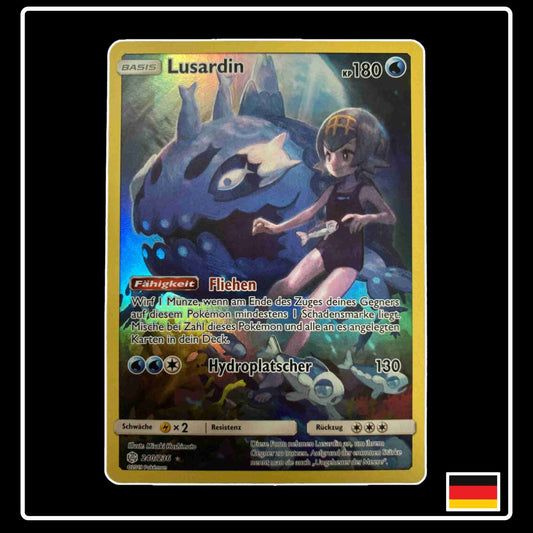 Lusardin Trainer Art Rare 240/236 aus dem Sonne & Mond Set Welten im Wandel