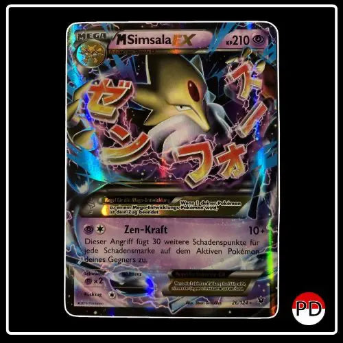 M Simsala EX 26/124 Pokemon XY Schicksalsschmiede