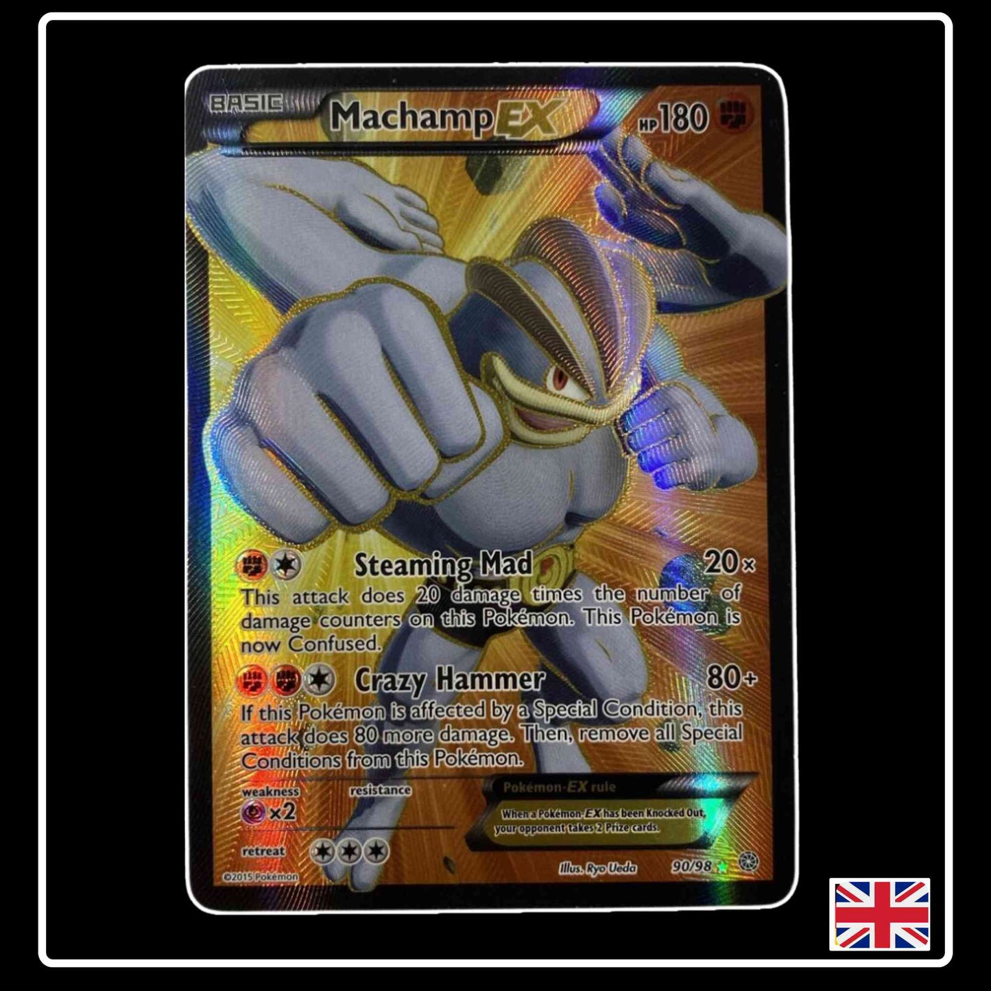 Machamp EX Full Art 90/98 Pokemon XY Ewiger Anfang