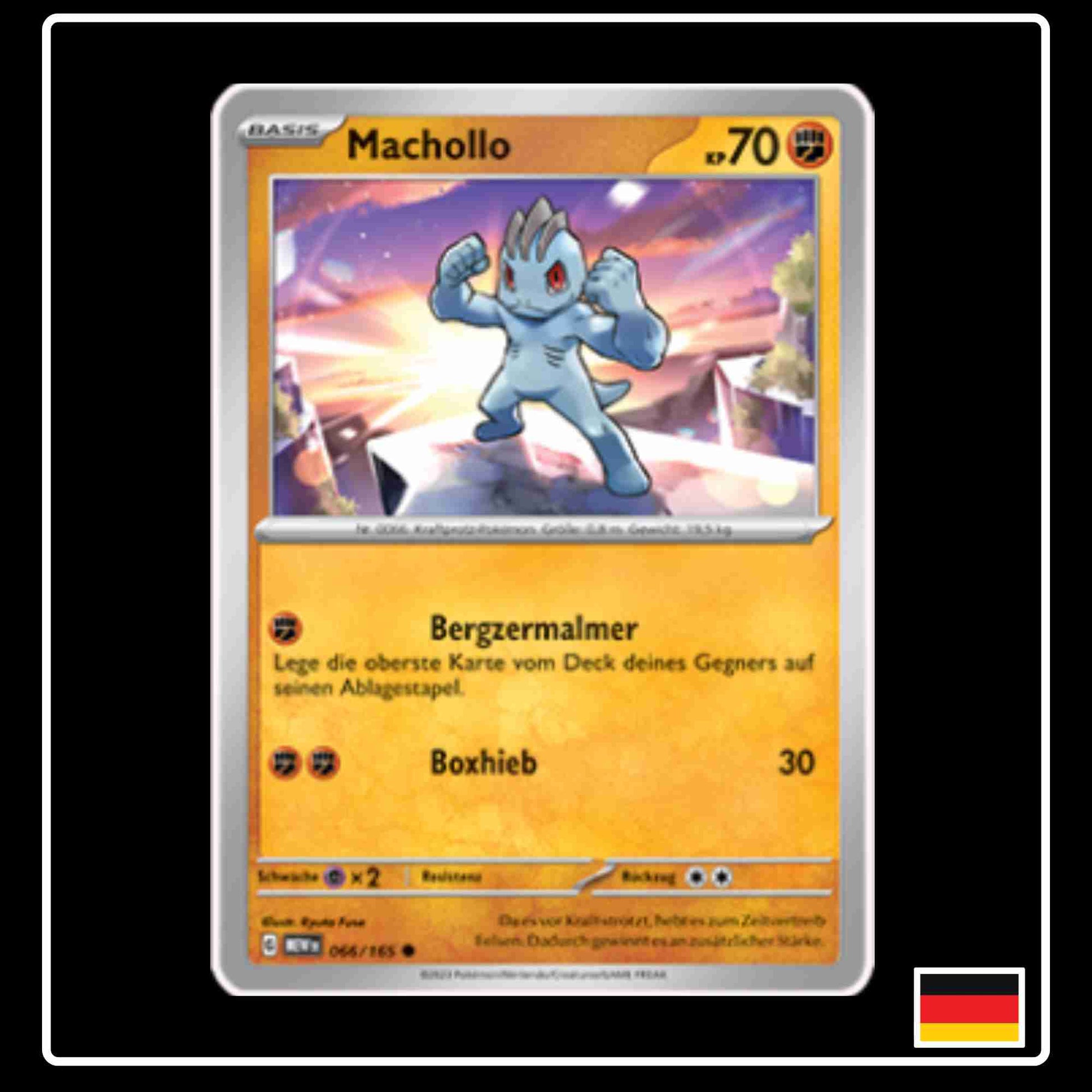 Machollo 066/165 aus dem Pokemon Set Karmesin & Purpur 151 