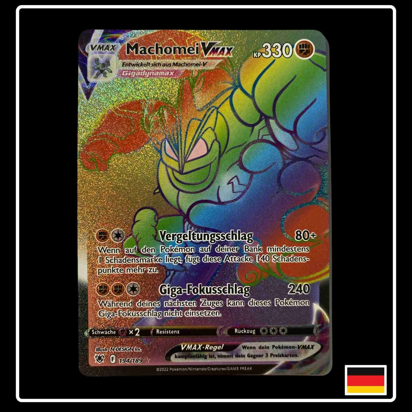 Machomei VMAX Rainbow 194/189 Astralglanz