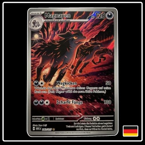 Magnayen Illustration Rare 243/217 Pokemon Erhabene Helden
