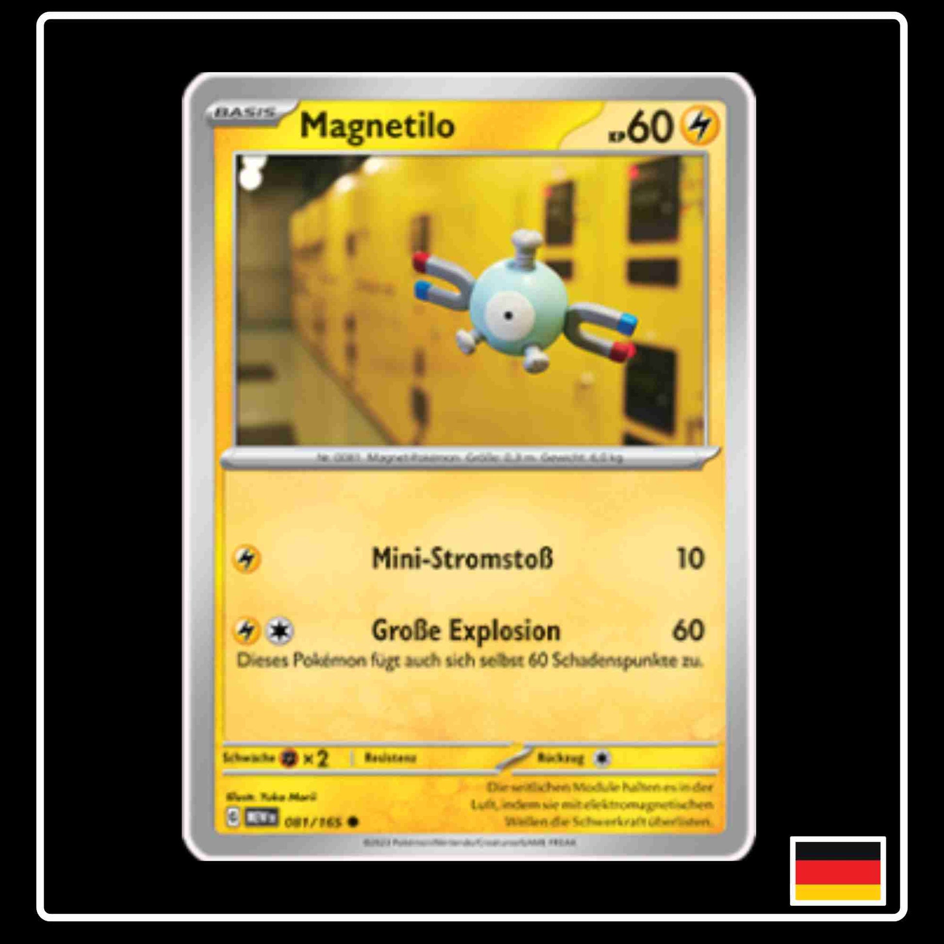 Magnetilo 081/165 aus dem Pokemon Set Karmesin & Purpur 151 