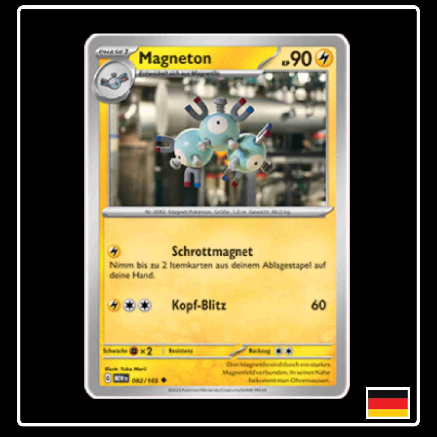 Magneton 082/165 aus dem Pokemon Set Karmesin & Purpur 151 