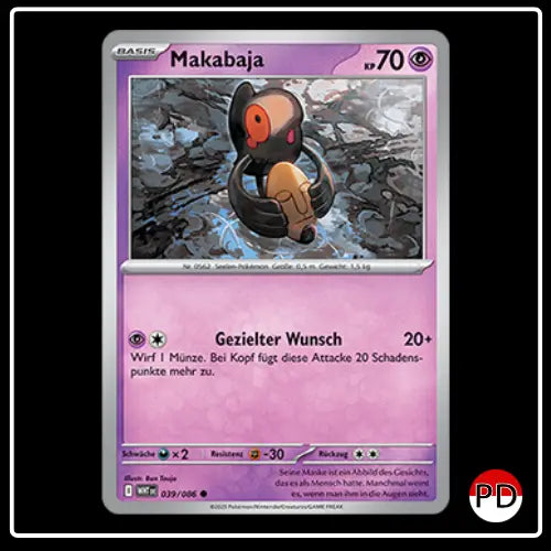 Makabaja 039/086 Pokemon Weisse Flammen