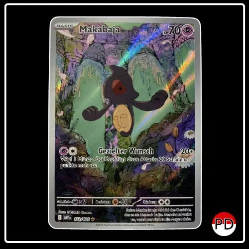 Makabaja Illustration Rare 122/086 Pokemon Weisse Flammen