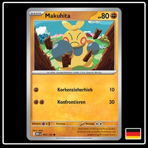 Makuhita 072/132 Pokemon Mega Entwicklung
