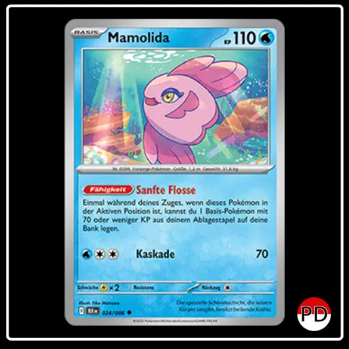 Mamolida 024/086 Pokemon Schwarze Blitze