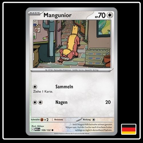 Mangunior 109/132 Pokemon Mega Entwicklung