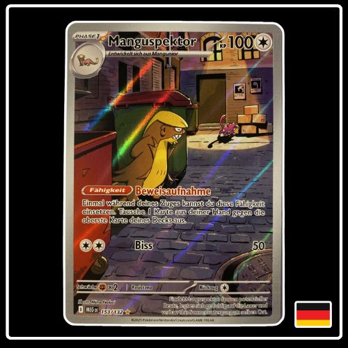 Manguspektor Illustration Rare 153/132 Pokemon Mega Entwicklung