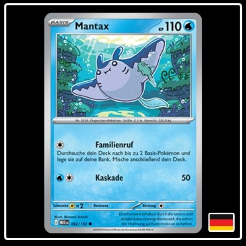 Mantax 032/132 Pokemon Mega Entwicklung