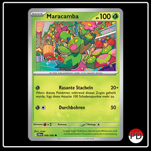 Maracamba 008/086 Pokemon Schwarze Blitze