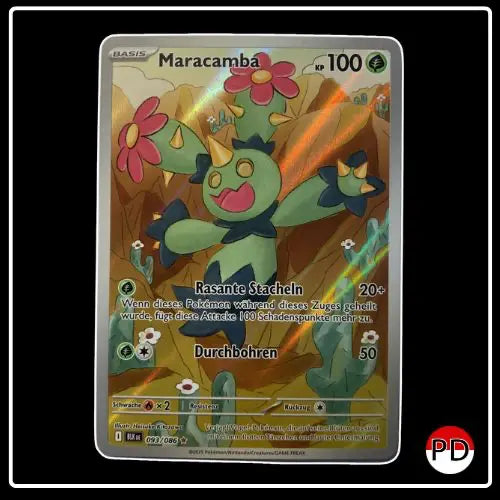 Maracamba Illustration Rare 093/086 Pokemon Schwarze Blitze