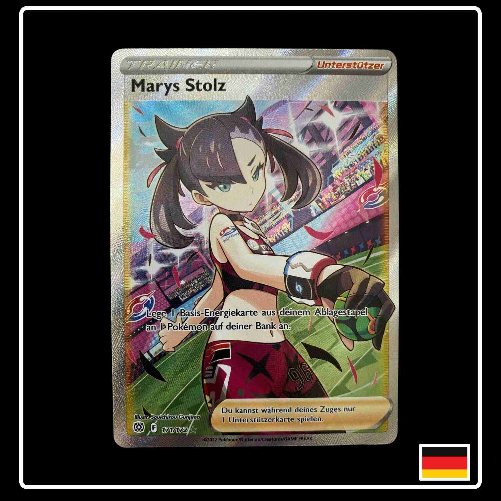 Marys Stolz Trainer Full Art Pokemon Karte 171/172 Strahlende Sterne