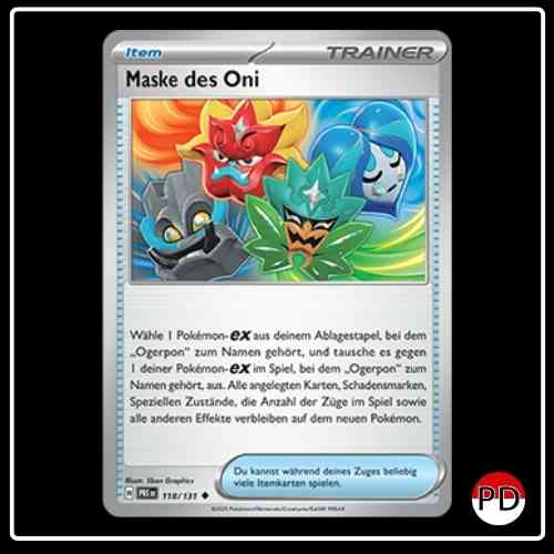 Maske des Oni 118/131 Pokemon Prismatische Entwicklungen