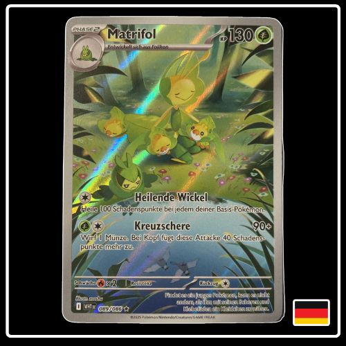 Matrifol Illustration Rare 089/086 Pokemon Weisse Flammen