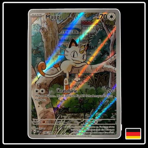 Mauzi Illustration Rare 106/094 Pokemon Fatale Flammen