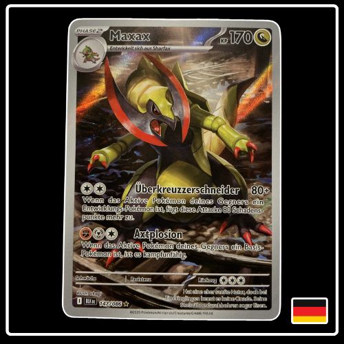 Maxax Illustration Rare 147/086 Pokemon Schwarze Blitze