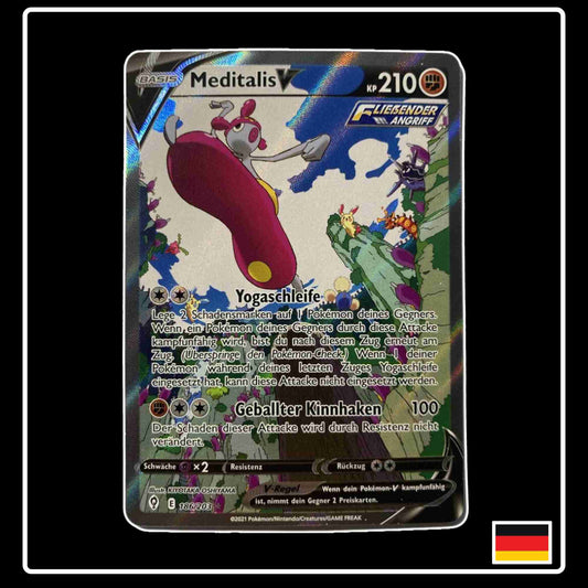 Meditalis V Alt Art 186/203 aus dem Pokemon Set Drachenwandel