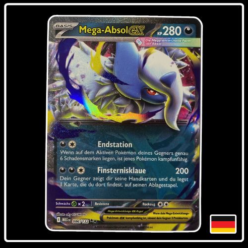 Mega Absol ex 086/132 Pokemon Mega Entwicklung