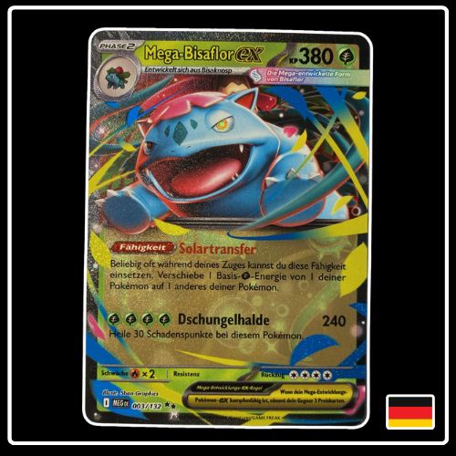 Mega Bisaflor ex 003/132 Pokemon Mega Entwicklung