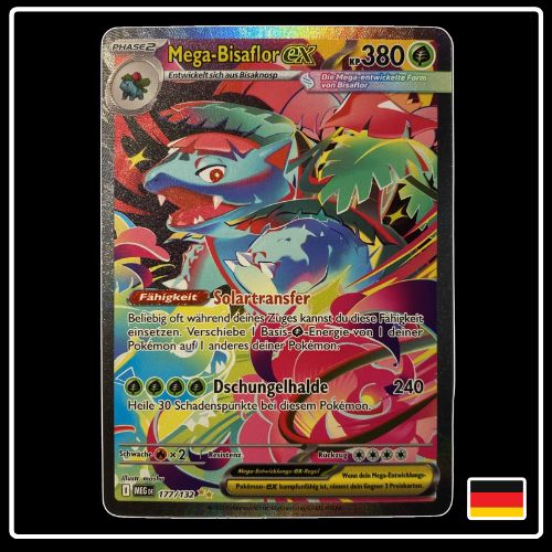 Mega Bisaflor ex SIR 177/132 Pokemon Mega Entwicklung