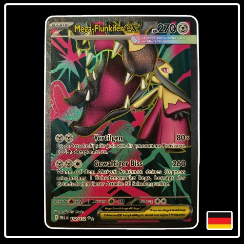 Mega Flunkifer ex Full Art 162/132 Pokemon Mega Entwicklung
