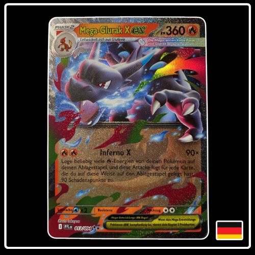 Mega-Glurak X ex 013/132 Pokemon Fatale Flammen