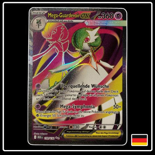 Mega Guardevoir ex Full Art 159/132 Pokemon Mega Entwicklung