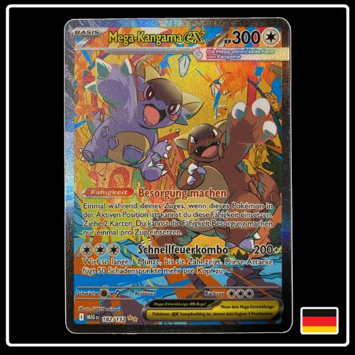 Mega Kangama ex SIR 182/132 Pokemon Mega Entwicklung