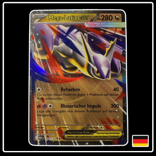 Mega Latias ex 100/132 Pokemon Mega Entwicklung