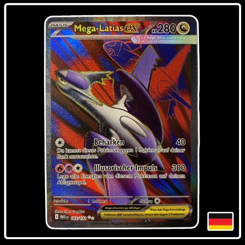 Mega Latias ex Full Art 163/132 Pokemon Mega Entwicklung