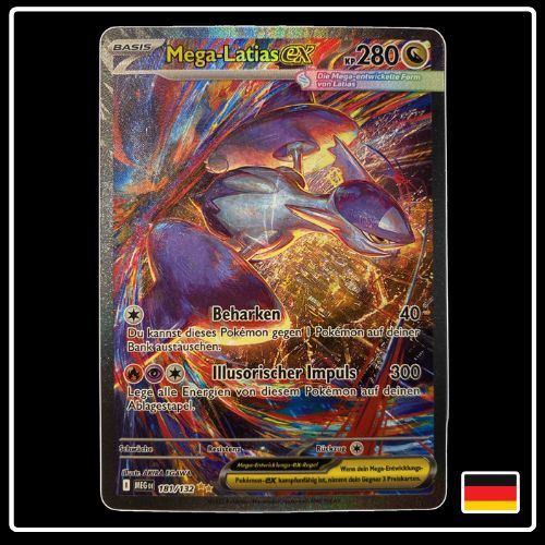 Mega Latias ex SIR 181/132 Pokemon Mega Entwicklung