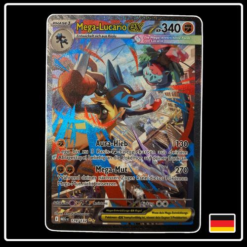 Mega Lucario ex SIR 179/132 Pokemon Mega Entwicklung