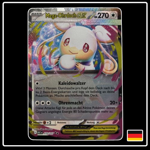 Mega-Ohrdoch ex 172/217 Pokemon Erhabene Helden