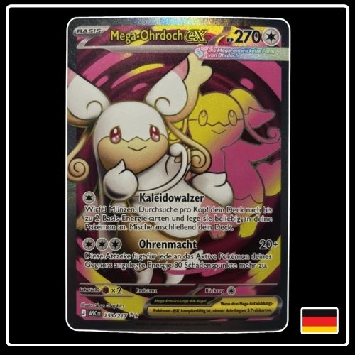 Mega-Ohrdoch ex Full Art 253/217 Pokemon Erhabene Helden