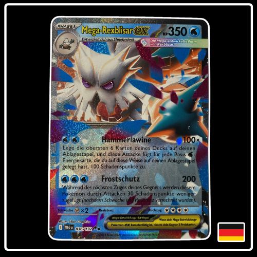 Mega Rexblisar ex 036/132 Pokemon Mega Entwicklung