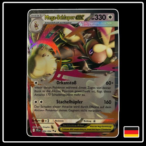 Mega-Schlapor ex 084/094 Pokemon Fatale Flammen