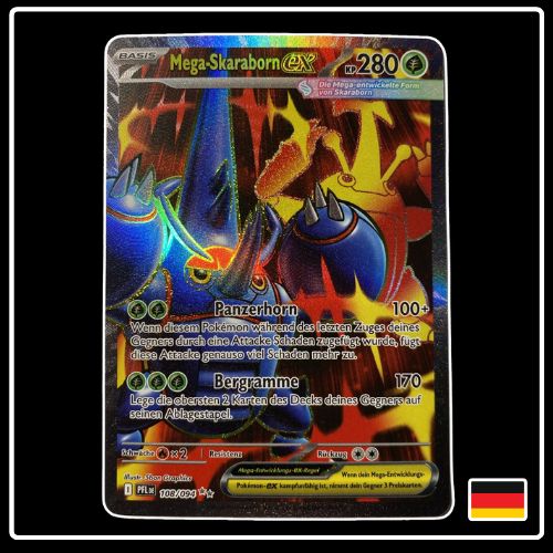 Mega-Skaraborn ex Full Art 108/094 Pokemon Fatale Flammen