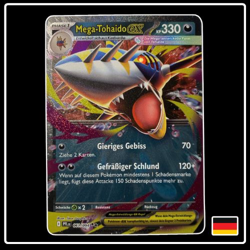 Mega-Tohaido ex 061/094 Pokemon Fatale Flammen