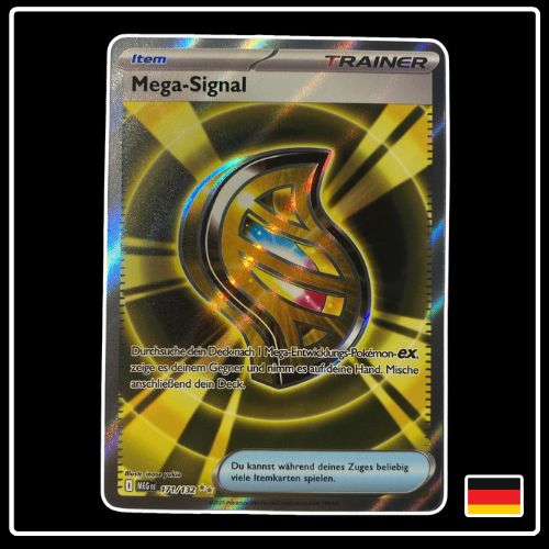 Mega Signal Trainer Full Art 171/132 Pokemon Mega Entwicklung