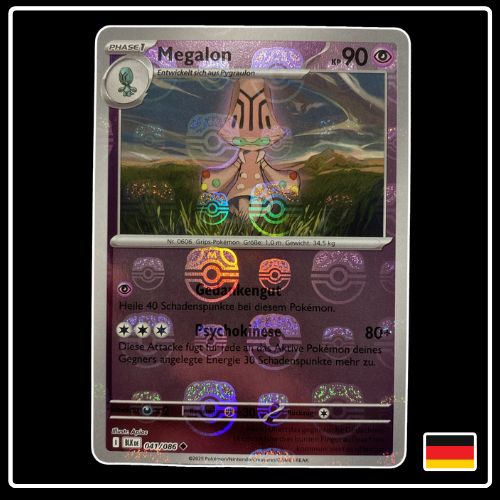 Megalon Meisterball 041/086 Pokemon Schwarze Blitze