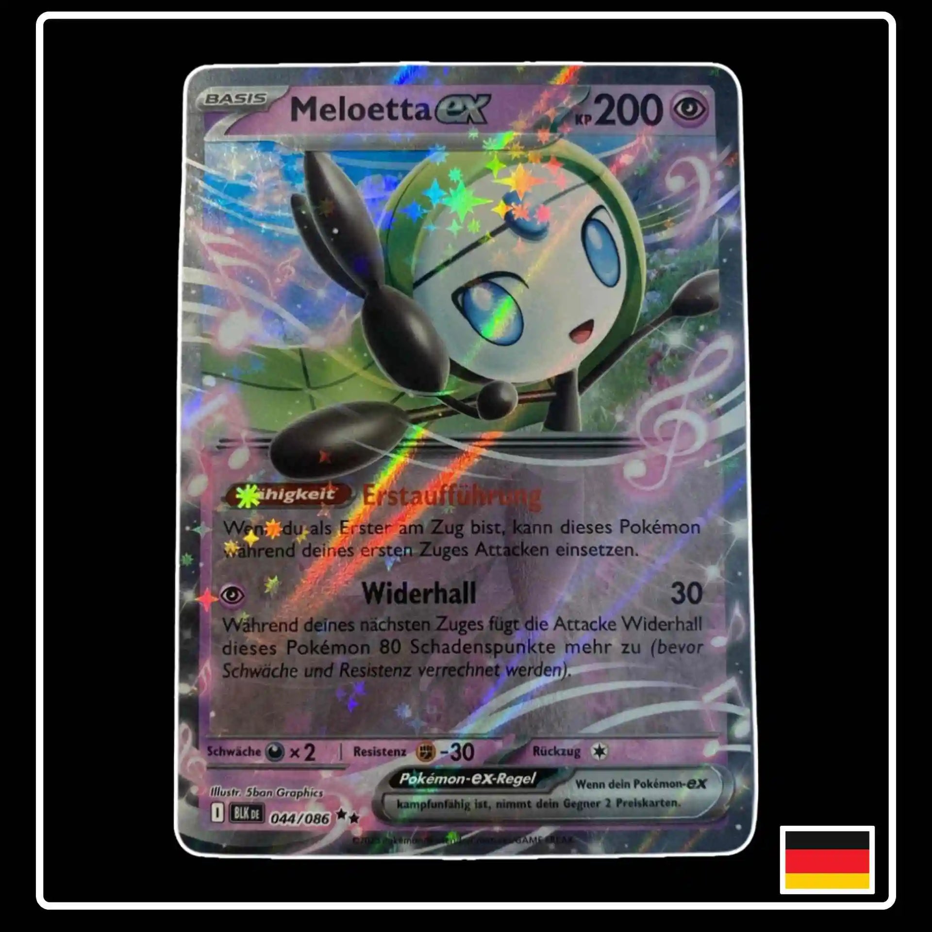 Meloetta ex 044/086 Pokemon Schwarze Blitze – PokeDirris