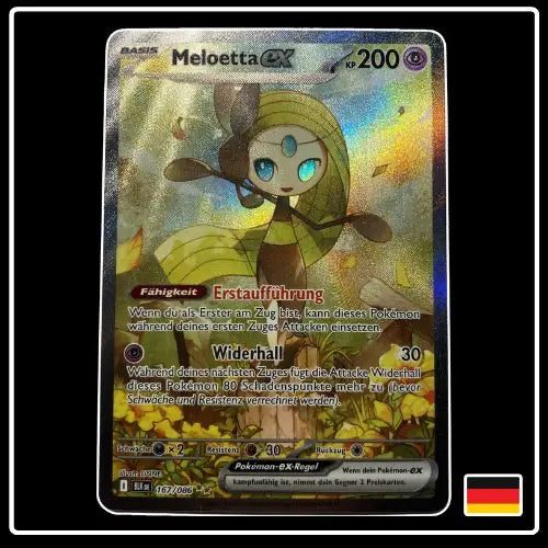 Meloetta ex SIR 167/086 Pokemon Schwarze Blitze