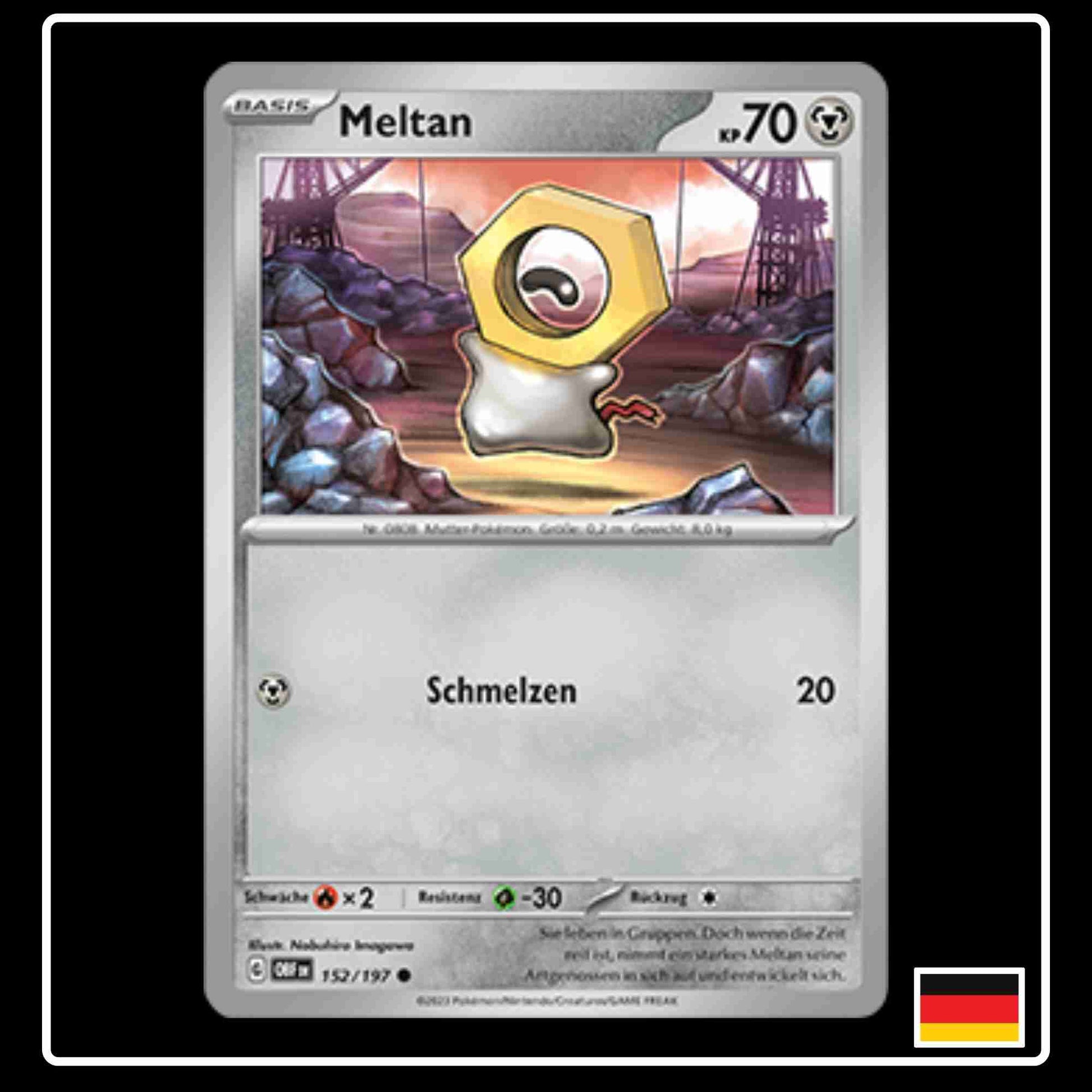 Meltan Pokemon Karte