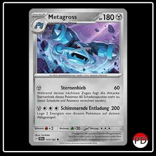Metagross 115/162 Pokemon Gewalten der Zeit