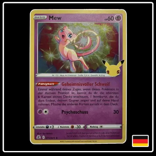 Mew Holo 011/025 Pokemon Celebrations