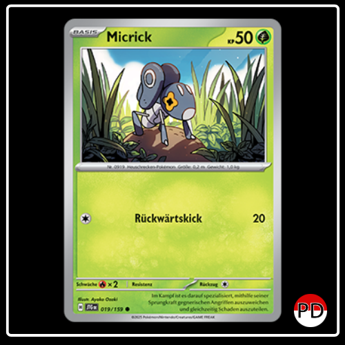 Micrick 019/159 Pokemon Reisegefährten