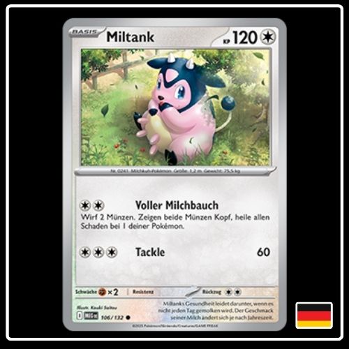 Miltank 106/132 Pokemon Mega Entwicklung